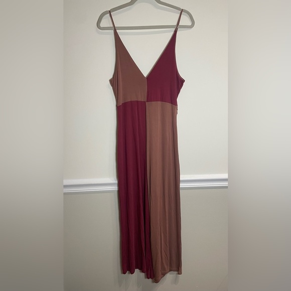 Daily Practice by Anthropologie Twist-Front Colorblocked Jumpsuit size XSP - Picture 6 of 9